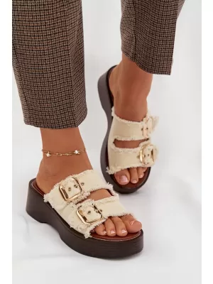 Dámské pantofle BOTO RENELISSE 41325 BEIGE