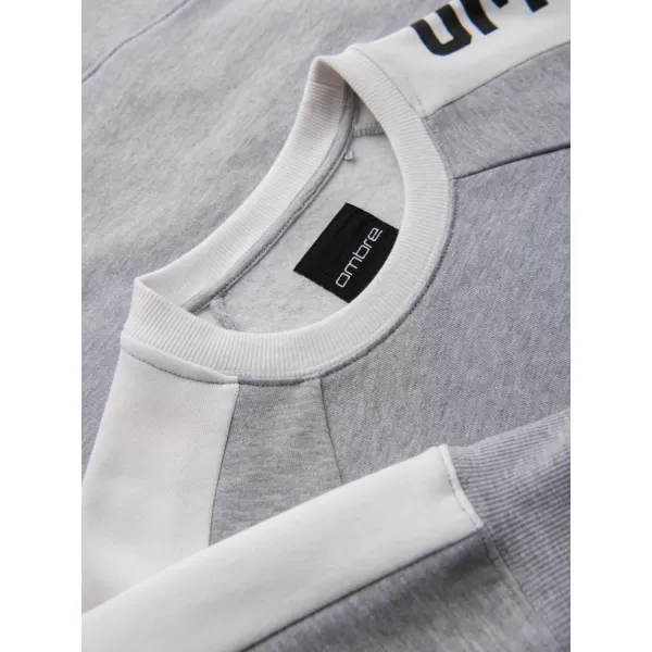  Pánská mikina OMBRE OM-SSNZ-0200 GREY MELANGE 