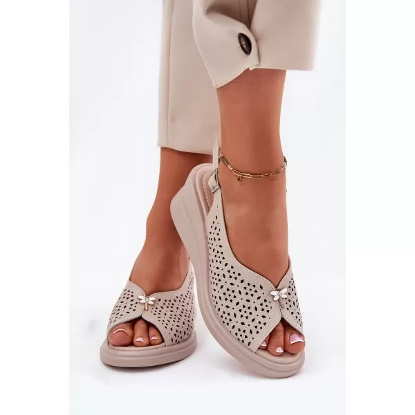  Dámské sandály VINCEZA 41476 BEIGE 