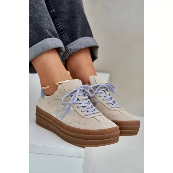  Dámské boty ZAZOO N1068S4 BEIGE 