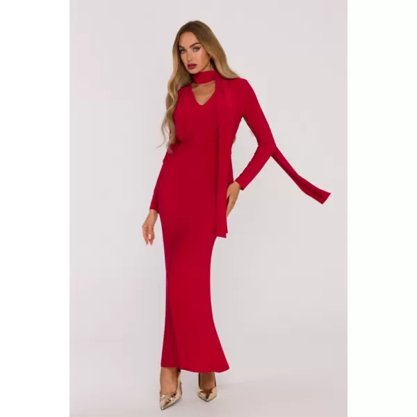  Dámské šaty MOE M891 RED 