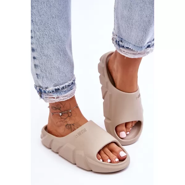  Dámské pantofle BIG STAR LL274593 BEIGE 