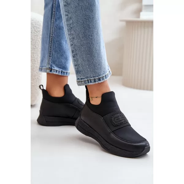  Dámské boty na platformě ARTIKER 55C0035 BLACK 
