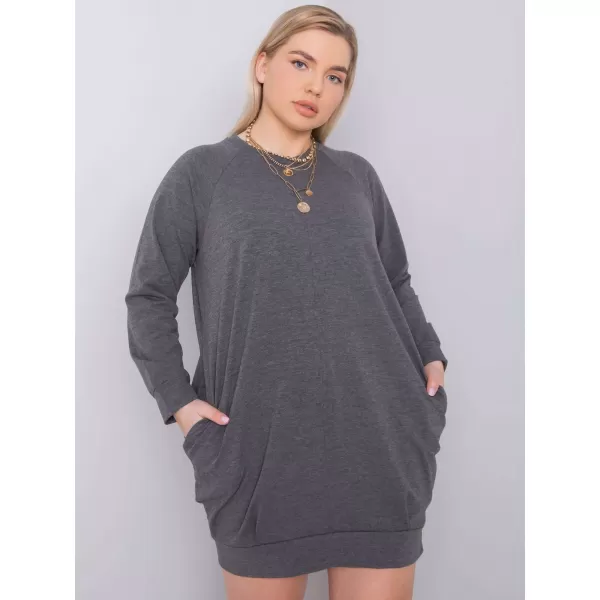  Dámské šaty BASIC FEEL GOOD RV-SK-6296.99 DARK GREY 