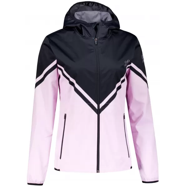  Dámská softshellová bunda premium ALTISPORT VOJ/ALW101JACK01 RŮŽOVOČERNÁ 