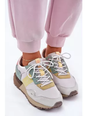 Dámské boty BIG STAR RR274244 YELLOW/GREY