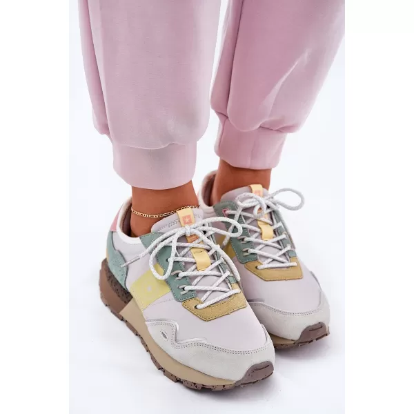  Dámské boty BIG STAR RR274244 YELLOW/GREY 