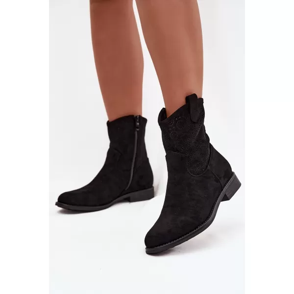  Dámské boty S.BARSKI HY52-530 BLACK 