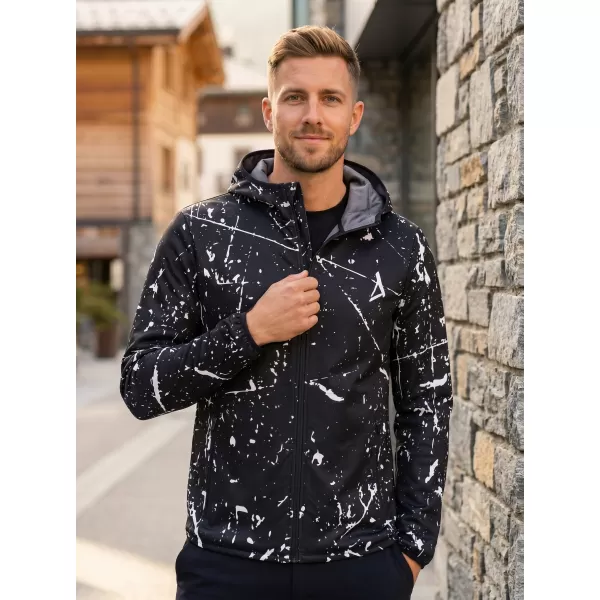  Pánská softshellová bunda premium ALTISPORT VOJ/ALM034JACK01 ČERNÁ 