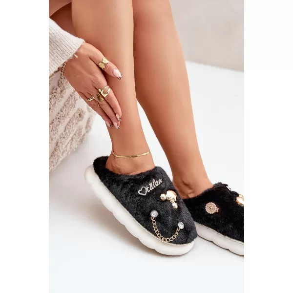  Dámské pantofle BOTO IVELFEDI 35011 BLACK 