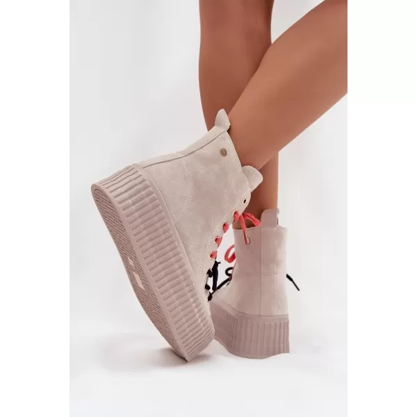  Dámské boty GOE SS2N4047 BEIGE 