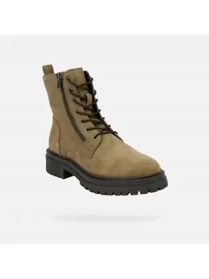 Dámské kotníkové boty GEOX IRIDEA G004093 KHAKI
