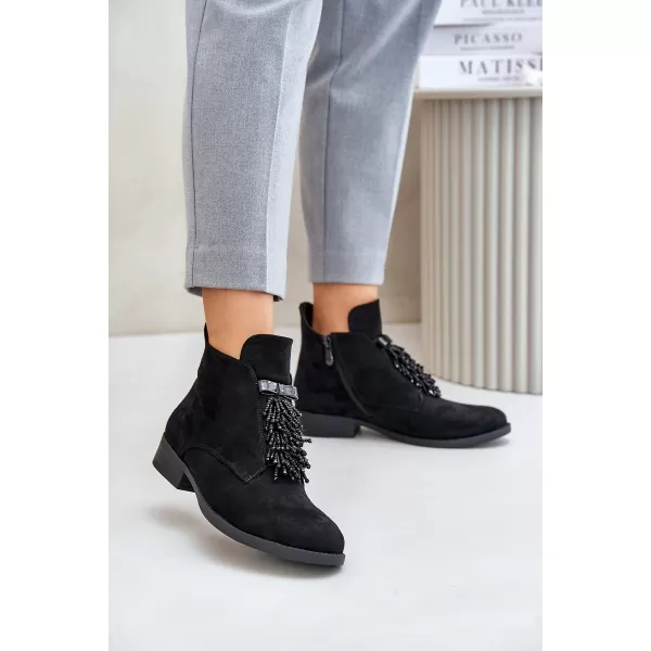  Dámské boty S.BARSKI HY42-715 BLACK 