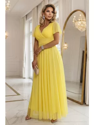 Dámské šaty NUMOCO NASTIA 562-8 CITRONOVÁ