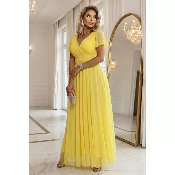  Dámské šaty NUMOCO NASTIA 562-8 CITRONOVÁ 