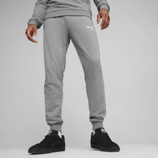  Pánské tepláky PUMA TEAMGOAL CASUALS PANTS 658598_33 MEDIUM GRAY HEATHER/WHITE 