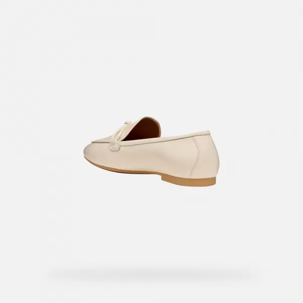 Dámské mokasíny GEOX NEW PALMARIA G012920 KRÉMOVÁ 