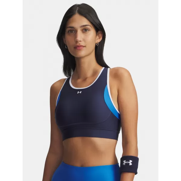  Dámská podprsenka UNDER ARMOUR UA CROSSBACK MID OPEN BACK 6005838-403 MODRÁ 