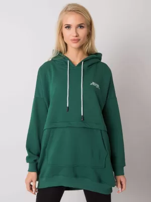 Dámská mikina RELEVANCE RV-BL-7095.30P DARK GREEN