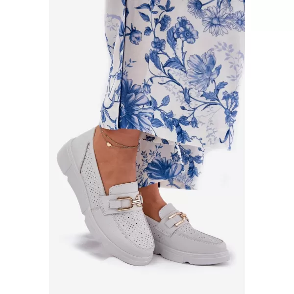 Dámské mokasíny VINCEZA 88007 WHITE 