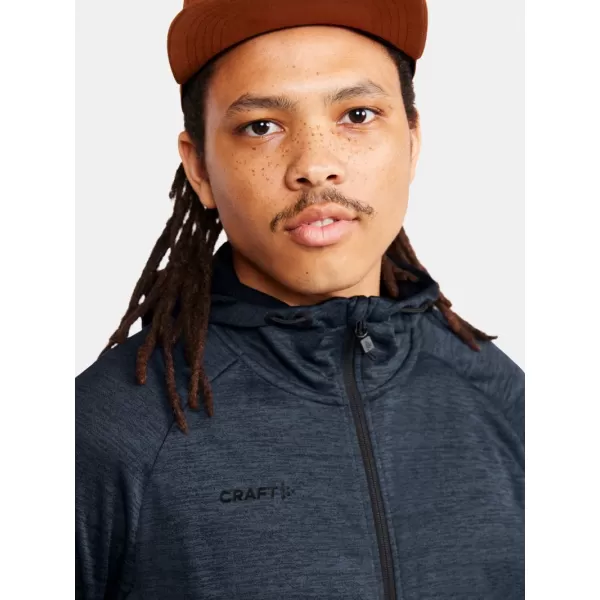  Pánská bunda s kapucí CRAFT Corp. ADV Unify Hoodie Jacket M OHNIVÝ MELÍR 