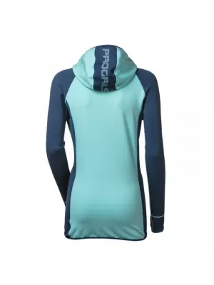 Dámská mikina PROGRESS TISPA HOODY MINT MODRÁ