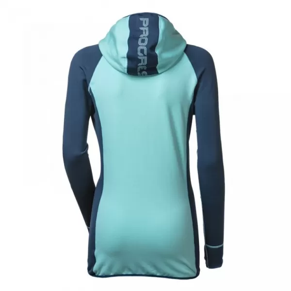  Dámská mikina PROGRESS TISPA HOODY MINT MODRÁ 