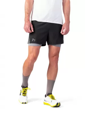 Pánské kraťasy HANNAH ASH SHORTS ANTHRACITE