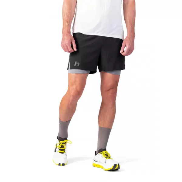  Pánské kraťasy HANNAH ASH SHORTS ANTHRACITE 