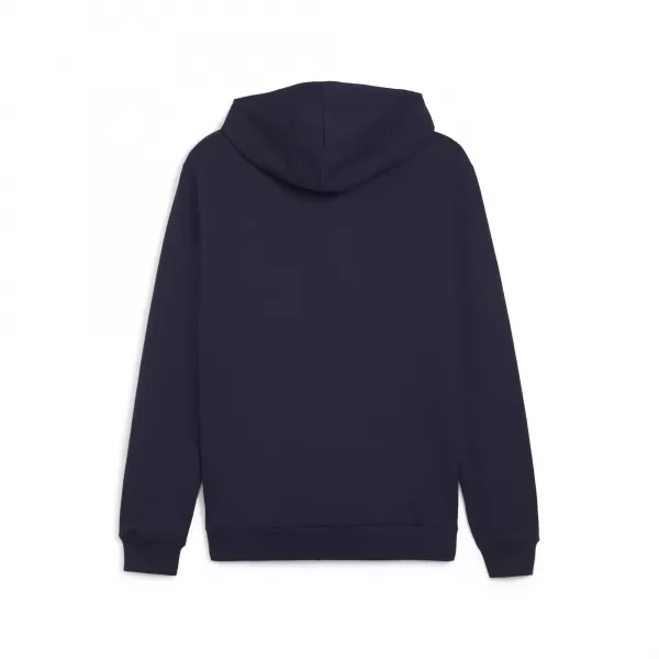  Dětská mikina PUMA TEAMGOAL CASUALS HOODED JKT 658596_06 PUMA NAVY/PUMA WHITE 