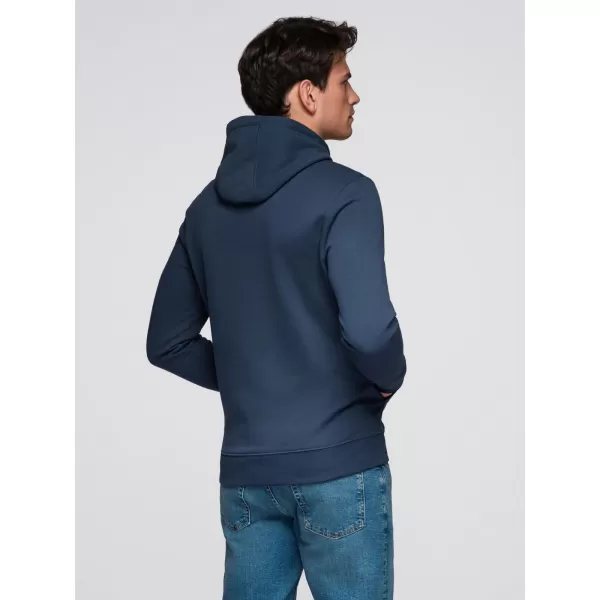  Pánská mikina OMBRE B1714 NAVY BLUE 