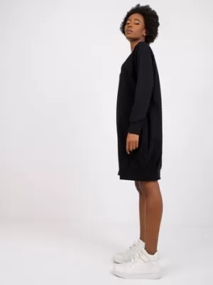 Dámské šaty BASIC FEEL GOOD RV-TU-5184.93P NOIRE