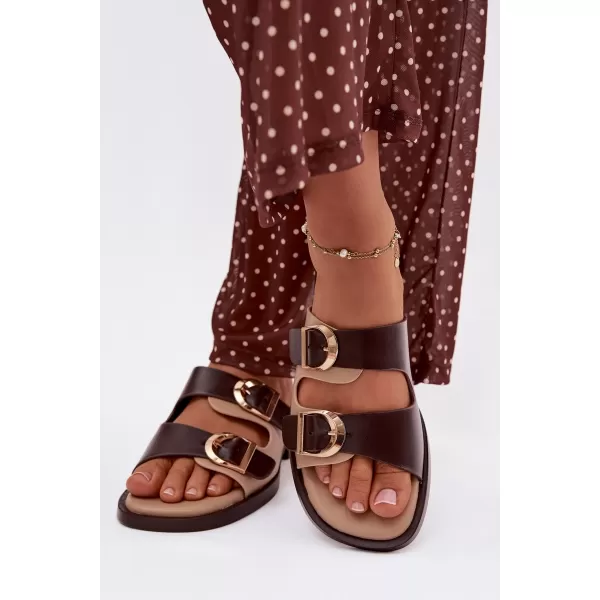  Dámské nazouváky BOTO DANELLE 41337 COFFEE/BEIGE 
