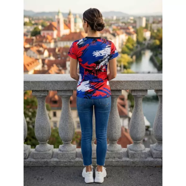  Dámské tričko premium ALTISPORT VOJ/ALW036SI/TR01 ŠMOUHY 