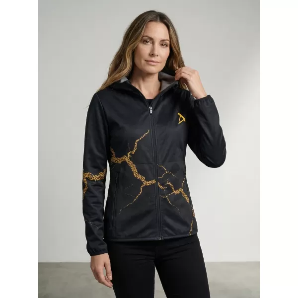  Dámská softshellová bunda premium ALTISPORT VOJ/ALW129JACK01 ČERNÁ 