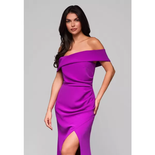  Dámské šaty LARICA LA-OM-DLR232 VIOLET 