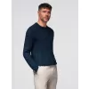Pánský svetr OMBRE OM-SWSW-0173 NAVY BLUE
