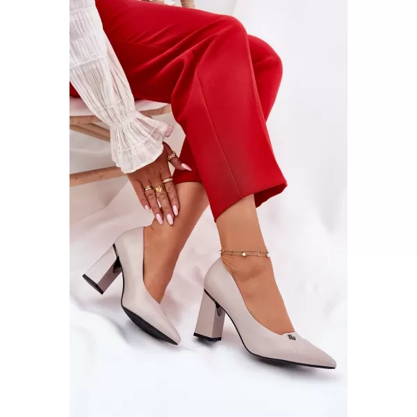  Dámské lodičky VINCEZA 62224 GREY 