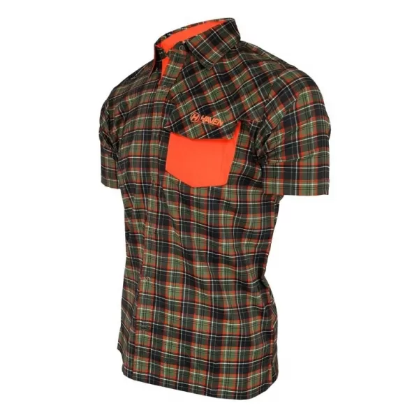  Pánská košile HAVEN AGNESS SLIMFIT KHAKI ORANŽOVÁ 
