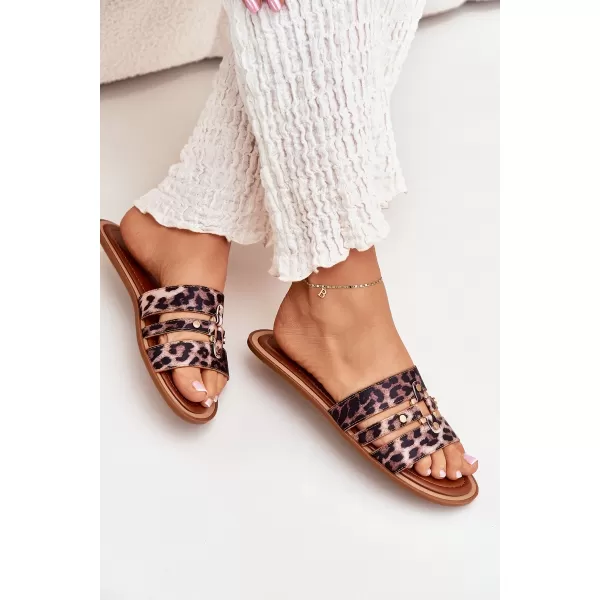  Dámské pantofle BOTO NOROTI 37941 LEOPARD 