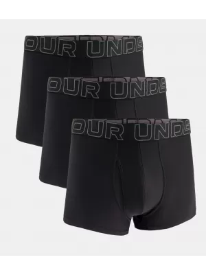 Pánské boxerky UNDER ARMOUR M UA PERF TECH 3IN (3KS) 1383882-001 ČERNÁ