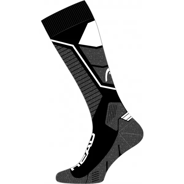  Ponožky HEAD SKI PERFORMANCE KNEEHIGH 1P BLACK/DARK GREY 