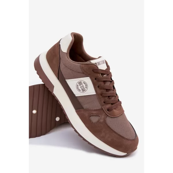  Pánské tenisky BIG STAR TT174353 BROWN/BEIGE 