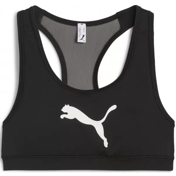  Dámské sportovní podprsenka PUMA 4KEEPS BRA - P - MID 526961-51 PUMA BLACK/BIG WHITE CAT 