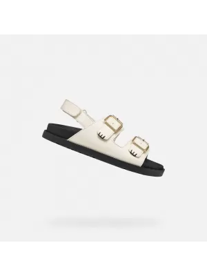 Dívčí sandály GEOX SANDAL FOAMMENTERA J65P0A000BCC1058 SMETANOVÁ