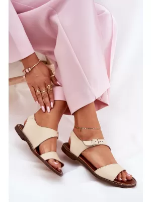 Dámské sandály ZAZOO 3014 BEIGE