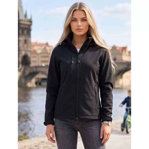  Dámská softshellová bunda ALTISPORT NoPrint NP/ALW945 EBONY GRAY 
