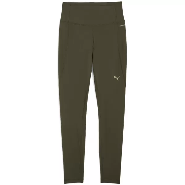  Dámské legíny PUMA W CLOUDSPUN TIGHT - HW FL 527452-70 DARK OLIVE 