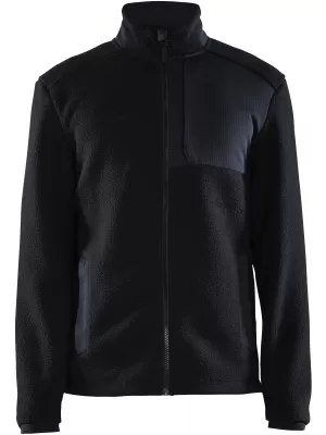 Pánská fleecová mikina Sherpa CRAFT Corp. ADV Pile Fleece Jacket M ČERNÁ