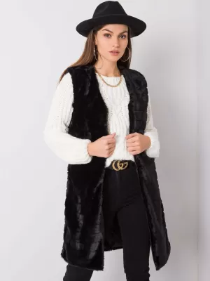 Dámská vesta OCH BELLA TW-KZ-2114-1.07P NOIRE